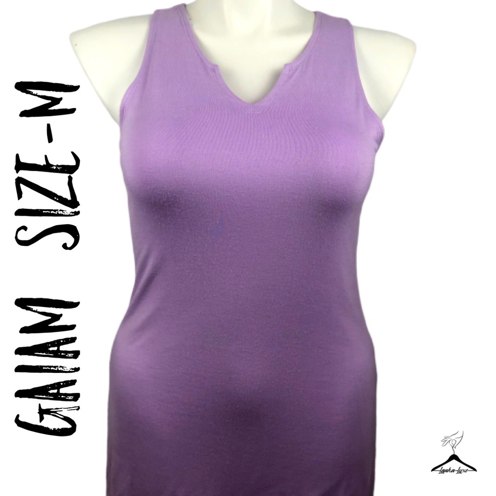 Gaiam Lavender Tunic Tank Top